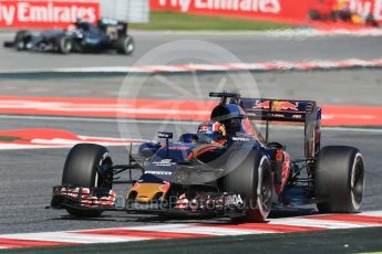 World © Octane Photographic Ltd. Scuderia Toro Rosso STR11 – Daniil Kvyat. Friday 13th May 2016, F1 Spanish GP - Practice 1, Circuit de Barcelona Catalunya, Spain. Digital Ref : 1536LB1D4677