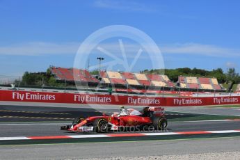 World © Octane Photographic Ltd. Scuderia Ferrari SF16-H – Kimi Raikkonen. Friday 13th May 2016, F1 Spanish GP - Practice 1, Circuit de Barcelona Catalunya, Spain. Digital Ref : 1536LB5D3157