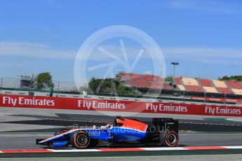 World © Octane Photographic Ltd. Manor Racing MRT05 - Pascal Wehrlein. Friday 13th May 2016, F1 Spanish GP - Practice 1, Circuit de Barcelona Catalunya, Spain. Digital Ref : 1536LB5D3200