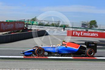 World © Octane Photographic Ltd. Manor Racing MRT05 – Rio Haryanto. Friday 13th May 2016, F1 Spanish GP - Practice 1, Circuit de Barcelona Catalunya, Spain. Digital Ref : 1536LB5D3231