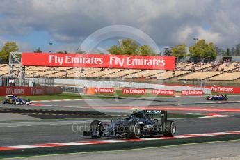 World © Octane Photographic Ltd. Mercedes AMG Petronas W07 Hybrid – Nico Rosberg. Friday 13th May 2016, F1 Spanish GP - Practice 1, Circuit de Barcelona Catalunya, Spain. Digital Ref : 1536LB5D3251