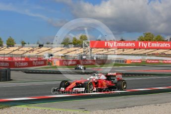 World © Octane Photographic Ltd. Scuderia Ferrari SF16-H – Sebastian Vettel. Friday 13th May 2016, F1 Spanish GP - Practice 1, Circuit de Barcelona Catalunya, Spain. Digital Ref : 1536LB5D3285