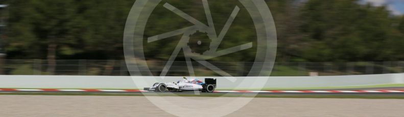 World © Octane Photographic Ltd. Williams Martini Racing, Williams Mercedes FW38 – Valtteri Bottas. Friday 13th May 2016, F1 Spanish GP - Practice 1, Circuit de Barcelona Catalunya, Spain. Digital Ref : 1536LB5D3395
