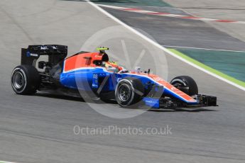 World © Octane Photographic Ltd. Manor Racing MRT05 – Rio Haryanto. Friday 13th May 2016, F1 Spanish GP Practice 1, Circuit de Barcelona Catalunya, Spain. Digital Ref : 1539CB1D8029