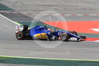 World © Octane Photographic Ltd. Sauber F1 Team C35 – Felipe Nasr. Friday 13th May 2016, F1 Spanish GP - Practice 2, Circuit de Barcelona Catalunya, Spain. Digital Ref : 1539CB1D8050