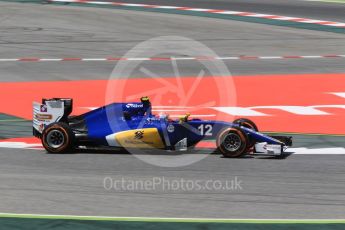 World © Octane Photographic Ltd. Sauber F1 Team C35 – Felipe Nasr. Friday 13th May 2016, F1 Spanish GP - Practice 2, Circuit de Barcelona Catalunya, Spain. Digital Ref : 1539CB1D8052