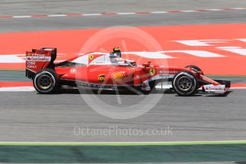 World © Octane Photographic Ltd. Scuderia Ferrari SF16-H – Kimi Raikkonen. Friday 13th May 2016, F1 Spanish GP - Practice 2, Circuit de Barcelona Catalunya, Spain. Digital Ref : 1539CB1D8083
