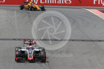 World © Octane Photographic Ltd. Haas F1 Team VF-16 – Romain Grosjean. Friday 13th May 2016, F1 Spanish GP - Practice 2, Circuit de Barcelona Catalunya, Spain. Digital Ref : 1539CB1D8096