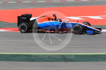 World © Octane Photographic Ltd. Manor Racing MRT05 - Pascal Wehrlein. Friday 13th May 2016, F1 Spanish GP - Practice 2, Circuit de Barcelona Catalunya, Spain. Digital Ref : 1539CB1D8128