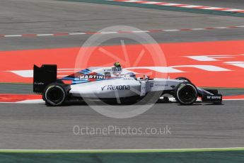 World © Octane Photographic Ltd. Williams Martini Racing, Williams Mercedes FW38 – Valtteri Bottas. Friday 13th May 2016, F1 Spanish GP - Practice 2, Circuit de Barcelona Catalunya, Spain. Digital Ref : 1539CB1D8181