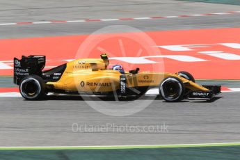 World © Octane Photographic Ltd. Renault Sport F1 Team RS16 – Jolyon Palmer. Friday 13th May 2016, F1 Spanish GP - Practice 2, Circuit de Barcelona Catalunya, Spain. Digital Ref : 1539CB1D8191