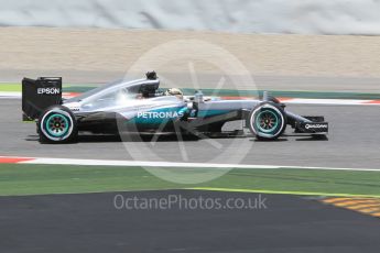 World © Octane Photographic Ltd. Mercedes AMG Petronas W07 Hybrid – Lewis Hamilton. Friday 13th May 2016, F1 Spanish GP - Practice 2, Circuit de Barcelona Catalunya, Spain. Digital Ref : 1539CB1D8284