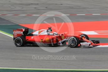 World © Octane Photographic Ltd. Scuderia Ferrari SF16-H – Sebastian Vettel. Friday 13th May 2016, F1 Spanish GP - Practice 2, Circuit de Barcelona Catalunya, Spain. Digital Ref : 1539CB1D8297