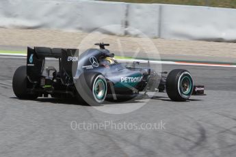 World © Octane Photographic Ltd. Mercedes AMG Petronas W07 Hybrid – Lewis Hamilton. Friday 13th May 2016, F1 Spanish GP Practice 2, Circuit de Barcelona Catalunya, Spain. Digital Ref : 1539CB1D8468