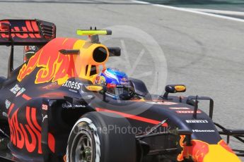 World © Octane Photographic Ltd. Red Bull Racing RB12 – Max Verstappen. Friday 13th May 2016, F1 Spanish GP Practice 2, Circuit de Barcelona Catalunya, Spain. Digital Ref : 1539CB1D8477