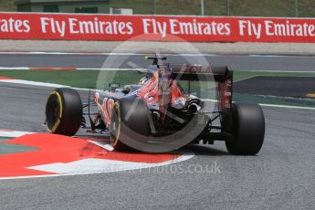 World © Octane Photographic Ltd. Scuderia Toro Rosso STR11 – Carlos Sainz. Friday 13th May 2016, F1 Spanish GP Practice 2, Circuit de Barcelona Catalunya, Spain. Digital Ref : 1539CB1D8513