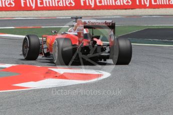 World © Octane Photographic Ltd. Scuderia Ferrari SF16-H – Sebastian Vettel. Friday 13th May 2016, F1 Spanish GP Practice 2, Circuit de Barcelona Catalunya, Spain. Digital Ref : 1539CB1D8549