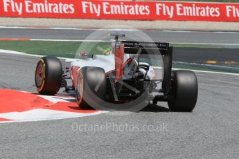 World © Octane Photographic Ltd. Haas F1 Team VF-16 - Esteban Gutierrez. Friday 13th May 2016, F1 Spanish GP Practice 2, Circuit de Barcelona Catalunya, Spain. Digital Ref : 1539CB1D8558