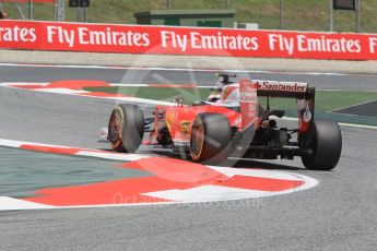 World © Octane Photographic Ltd. Scuderia Ferrari SF16-H – Kimi Raikkonen. Friday 13th May 2016, F1 Spanish GP Practice 2, Circuit de Barcelona Catalunya, Spain. Digital Ref : 1539CB1D8604