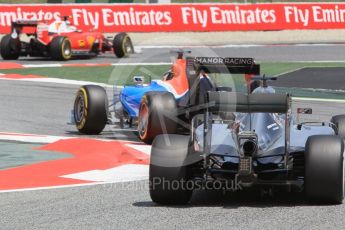 World © Octane Photographic Ltd. Mercedes AMG Petronas W07 Hybrid – Lewis Hamilton. Friday 13th May 2016, F1 Spanish GP Practice 2, Circuit de Barcelona Catalunya, Spain. Digital Ref : 1539CB1D8610