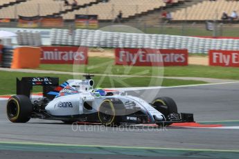 World © Octane Photographic Ltd. Williams Martini Racing, Williams Mercedes FW38 – Felipe Massa. Friday 13th May 2016, F1 Spanish GP Practice 2, Circuit de Barcelona Catalunya, Spain. Digital Ref : 1539CB1D8689