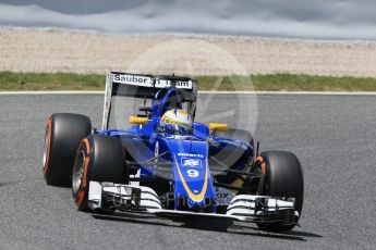 World © Octane Photographic Ltd. Sauber F1 Team C35 – Marcus Ericsson. Friday 13th May 2016, F1 Spanish GP Practice 2, Circuit de Barcelona Catalunya, Spain. Digital Ref : 1539LB1D4851