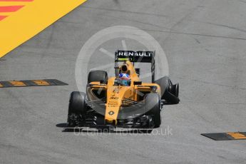 World © Octane Photographic Ltd. Renault Sport F1 Team RS16 – Jolyon Palmer. Friday 13th May 2016, F1 Spanish GP Practice 2, Circuit de Barcelona Catalunya, Spain. Digital Ref : 1539LB1D5011