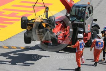 World © Octane Photographic Ltd. Renault Sport F1 Team RS16 – Jolyon Palmer. Friday 13th May 2016, F1 Spanish GP Practice 2, Circuit de Barcelona Catalunya, Spain. Digital Ref : 1539LB1D5138