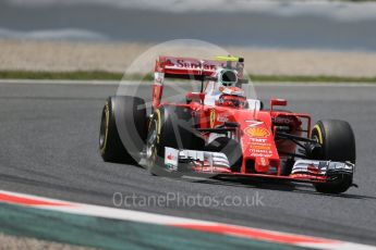 World © Octane Photographic Ltd. Scuderia Ferrari SF16-H – Kimi Raikkonen. Friday 13th May 2016, F1 Spanish GP Practice 2, Circuit de Barcelona Catalunya, Spain. Digital Ref : 1539LB1D5215