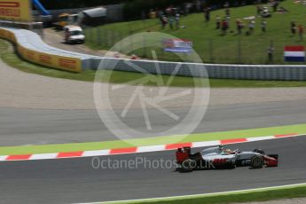 World © Octane Photographic Ltd. Haas F1 Team VF-16 - Esteban Gutierrez. Friday 13th May 2016, F1 Spanish GP Practice 2, Circuit de Barcelona Catalunya, Spain. Digital Ref : 1539LB5D3650