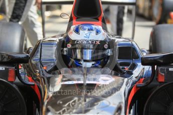 World © Octane Photographic Ltd. Rapax - GP2/11 – Gustav Malja. Friday 13th May 2016, GP2 Practice, Circuit de Barcelona Catalunya, Spain. Digital Ref :1538CB1D7847