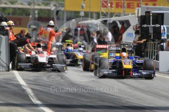World © Octane Photographic Ltd. DAMS - GP2/11 – Alex Lynn. Friday 13th May 2016, GP2 Practice, Circuit de Barcelona Catalunya, Spain. Digital Ref :1538CB1D7942