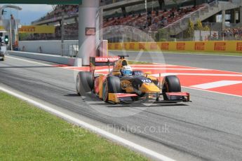 World © Octane Photographic Ltd. Prema Racing - GP2/11 – Antonia Giovinazzi. Friday 13th May 2016, GP2 Practice, Circuit de Barcelona Catalunya, Spain. Digital Ref :1538CB1D7969