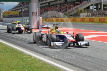 World © Octane Photographic Ltd. Trident - GP2/11 –Philo Paz Armand. Friday 13th May 2016, GP2 Practice, Circuit de Barcelona Catalunya, Spain. Digital Ref :1538CB1D7979