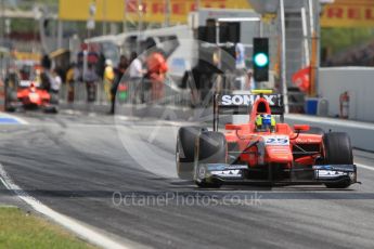 World © Octane Photographic Ltd. Arden International - GP2/11 – Nabil Jeffri and Jimmy Eriksson. . Friday 13th May 2016, GP2 Practice, Circuit de Barcelona Catalunya, Spain. Digital Ref :1538CB1D8009