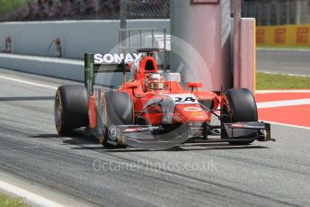World © Octane Photographic Ltd. Arden International - GP2/11 – Nabil Jeffri. Friday 13th May 2016, GP2 Practice, Circuit de Barcelona Catalunya, Spain. Digital Ref :1538CB1D8013