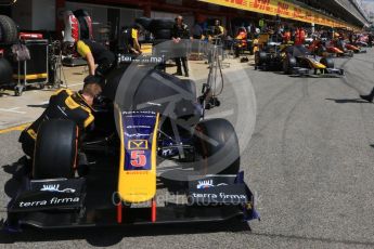 World © Octane Photographic Ltd. DAMS - GP2/11 – Alex Lynn. Friday 13th May 2016, GP2 Practice, Circuit de Barcelona Catalunya, Spain. Digital Ref :1538CB7D6695