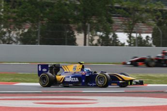 World © Octane Photographic Ltd. DAMS - GP2/11 – Nicholas Latifi. Friday 13th May 2016, GP2 Qualifying, Circuit de Barcelona Catalunya, Spain. Digital Ref :1541CB7D6778