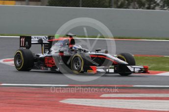 World © Octane Photographic Ltd. Rapax - GP2/11 – Gustav Malja. Friday 13th May 2016, GP2 Qualifying, Circuit de Barcelona Catalunya, Spain. Digital Ref :1541CB7D6786