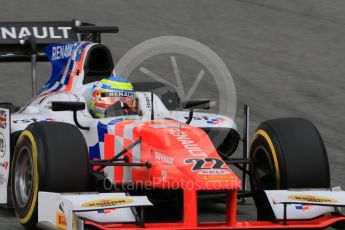 World © Octane Photographic Ltd. MP Motorsport - GP2/11 – Oliver Rowland. Friday 13th May 2016, GP2 Qualifying, Circuit de Barcelona Catalunya, Spain. Digital Ref :1541CB7D6806