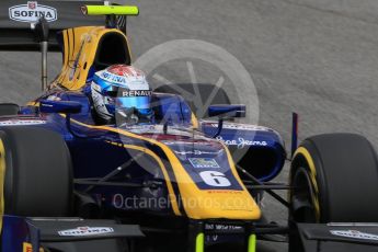 World © Octane Photographic Ltd. DAMS - GP2/11 – Nicholas Latifi. Friday 13th May 2016, GP2 Qualifying, Circuit de Barcelona Catalunya, Spain. Digital Ref :1541CB7D6815