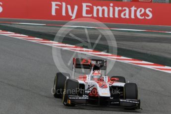 World © Octane Photographic Ltd. ART Grand Prix - GP2/11 – Nobuharu Matsushita. Friday 13th May 2016, GP2 Qualifying, Circuit de Barcelona Catalunya, Spain. Digital Ref :1541CB7D6849