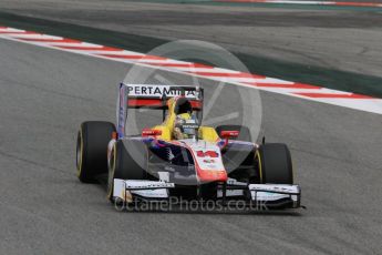 World © Octane Photographic Ltd. Trident - GP2/11 –Philo Paz Armand. Friday 13th May 2016, GP2 Qualifying, Circuit de Barcelona Catalunya, Spain. Digital Ref :1541CB7D6874