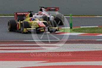 World © Octane Photographic Ltd. Pertamina Campos Racing - GP2/11 – Mitch Evans. Friday 13th May 2016, GP2 Qualifying, Circuit de Barcelona Catalunya, Spain. Digital Ref :1541CB7D6905