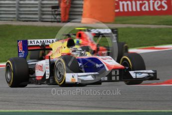 World © Octane Photographic Ltd. Trident - GP2/11 –Philo Paz Armand. Friday 13th May 2016, GP2 Qualifying, Circuit de Barcelona Catalunya, Spain. Digital Ref :1541CB7D7005