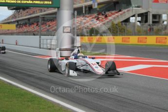 World © Octane Photographic Ltd. Koiranen GP - GP3/16 – Matt Parry. Friday 13th May 2016, GP3 Practice, Circuit de Barcelona Catalunya, Spain. Digital Ref :1540CB1D9060