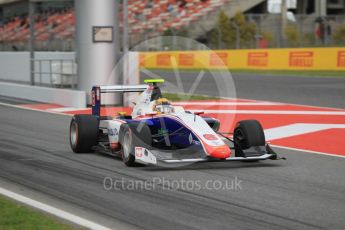 World © Octane Photographic Ltd. Trident – GP3/16 – Artur Janosz. Friday 13th May 2016, GP3 Practice, Circuit de Barcelona Catalunya, Spain. Digital Ref :1540CB1D9079
