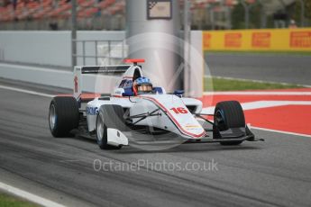 World © Octane Photographic Ltd. Koiranen GP - GP3/16 – Matevos Isaakyan. Friday 13th May 2016, GP3 Practice, Circuit de Barcelona Catalunya, Spain. Digital Ref :1540CB1D9116
