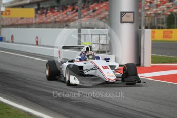 World © Octane Photographic Ltd. Koiranen GP - GP3/16 – Mahaveer Raghunathan. Friday 13th May 2016, GP3 Practice, Circuit de Barcelona Catalunya, Spain. Digital Ref :1540CB1D9155