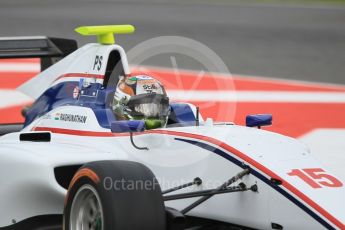 World © Octane Photographic Ltd. Koiranen GP - GP3/16 – Mahaveer Raghunathan. Friday 13th May 2016, GP3 Practice, Circuit de Barcelona Catalunya, Spain. Digital Ref :1540CB1D9161